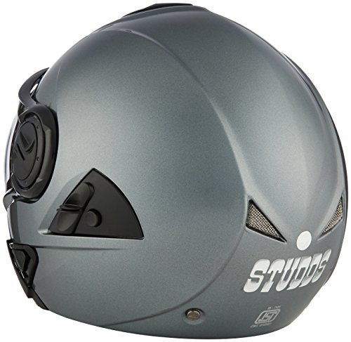 Studds DOWNTOWN Flip Off Full Face Helmet (Gun Grey, x-large