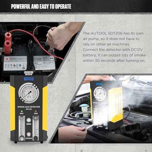 Image of AUTOOL Automotive Smoke Leak Detector Tester EVAP Smoke Machine with Dual Mode