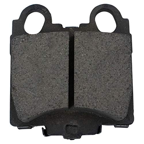 Image of TRQ Rear Brake Pad and Rotor Set Ceramic Parking Brake Shoes Compatible with 1998-2005 Lexus GS300 1998-2000 GS400 2001-2005 GS430 IS300 2002-2010 SC430