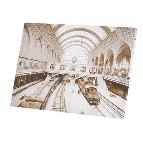 Toile imprimée Gare d'Orsay Paris 1900 photo vintage rare d'art