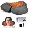 3-in-1 Neck Massager Pillow, Rechargeable Neck Massager with Heating and Traction Function, Pillow Massage Neck Hump for Shoulder Pain,Deep Tissue Pain Relief