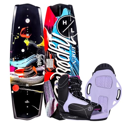 Hyperlite Eden Wakeboard Package, 135cm w/ Jinx Bindings, Sizes 8-11