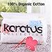 KOROTUS Burp Cloths Washcloths Face Towels 5-Pack Extra Large 10 X 20 Inch of Baby Burp Cloths 100% Organic Cotton 6 Layers Soft, Absorbent Muslin Burp Cloths