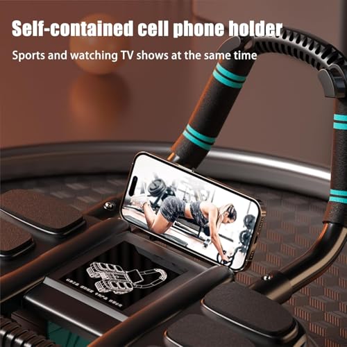 Image of 2025 New Ab Wheel Roller with Elbow Support - Automatic Rebound Abdominal Wheel Roller, The Upgraded Four-wheel Abdominal Wheel Core Workout Equipment Home Gym Abs Machine