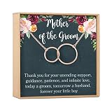 Dear Ava Mother of The Groom Gift Necklace: Wedding Gift, Bridal Party, Rehearsal Dinner, Man of My