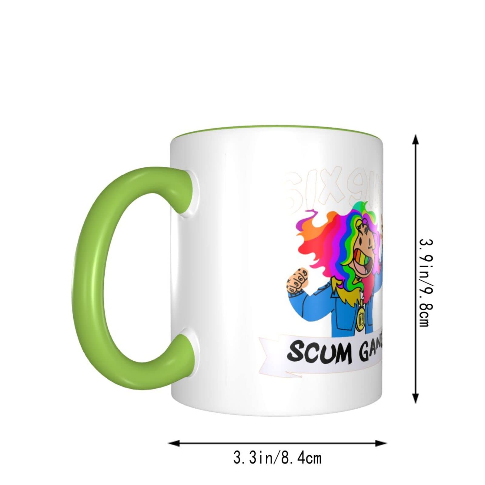Amazon.co.jp: マグカップ 6ix9ine Scum Gang 330ml 陶磁器 おしゃれ