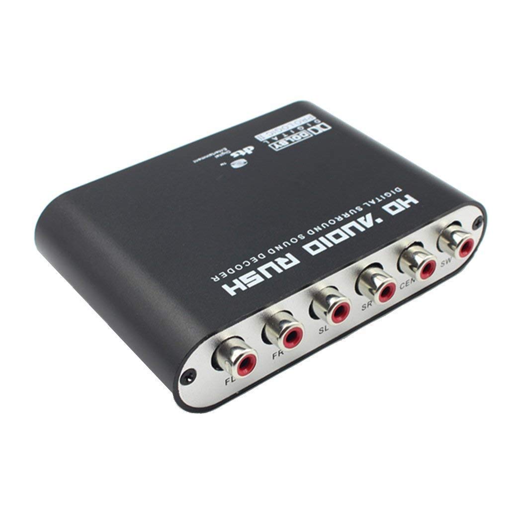 Vinayakart 5.1 CH Audio Decoder SPDIF Coaxial to RCA DTS AC3 Digital to 5.1 Amplifier Analog Converter for Xbox PS3-image-18