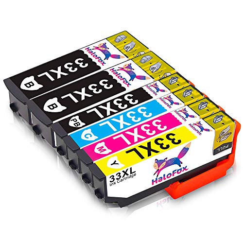 HaloFox 33XL Cartuchos de Tinta para Impresora Epson Expression Premium XP-530 XP-540 XP-630 XP-630 Series XP-635 XP-640 XP-640 XP-645 XP-830 XP-900