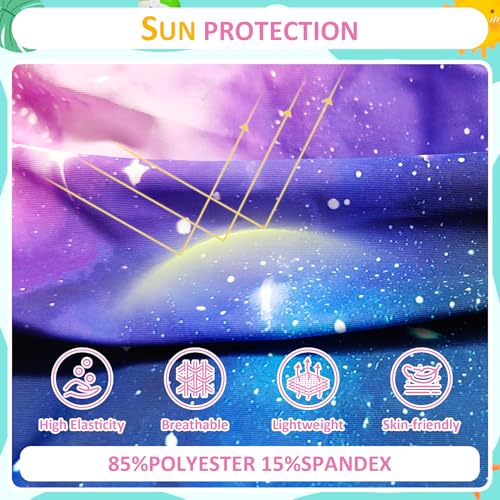 Girls One Piece Swimsuits Kids Bathing Suit 5-12 Years,Sun Protection,Breathable Quick-Dry,Adjustable Strap,Stretchy Swimsuit3