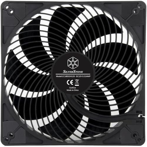 Ventilador Air Penetrator 184i Pro SilverStone de 180mm con control PWM para cajas de PC 3