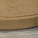 PawHut Hundesofa aus Ratten Erhöhtes Haustiersofa mit Kissen Katzensofa Hundebett Haustierbett Hundeschlafplatz für minimale Hunde waschbarer Bezug Holzbeine Natur+Hellbraun Ø59 x 23,5 cm