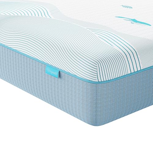 Vesgantti Single Mattress, 18CM Ocean-Inspired Single Memory Foam Mattress with Cooling Gel Foam and...
