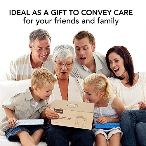 MaxKare Shiatsu Neck Shoulder Massager Electric Back Massage with Heat