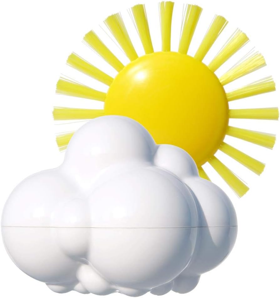 MOLUK 2843071 Plui Weather Set Rain Cloud and Play Brush Bath Educational Toy