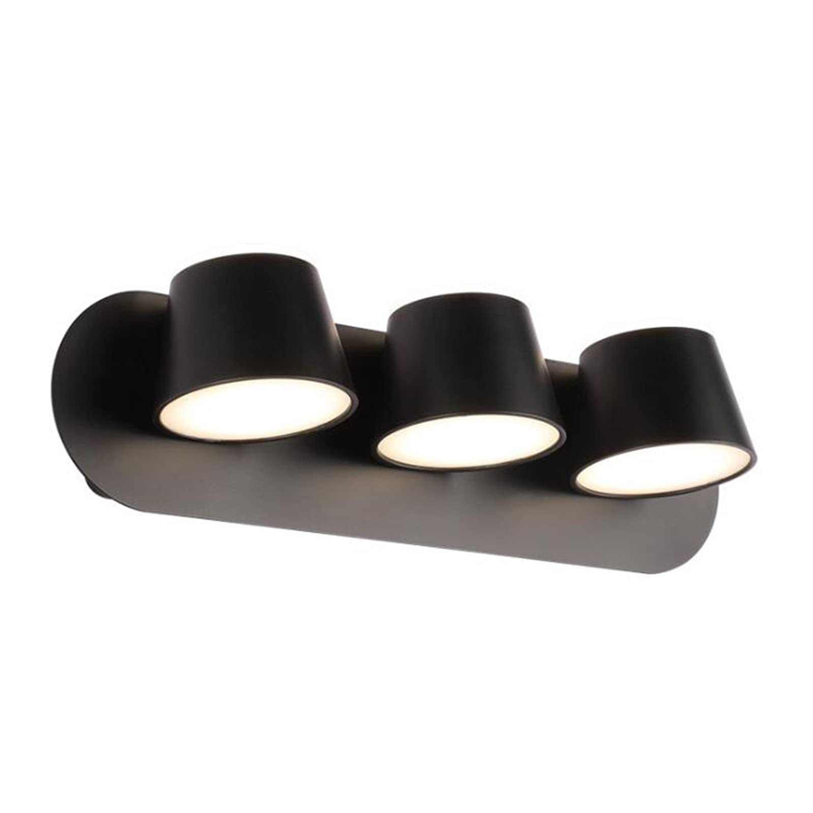 Éclairage de vanité 3 têtes à LED pour miroir de salle de bain et maquillage quotidien