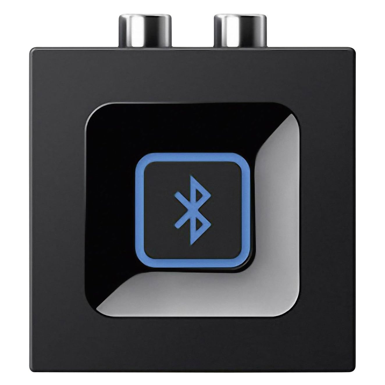 Logitech Bezprzewodowy odbiornik audio Bluetooth, wielopunktowy Bluetooth, wejście 3,5mm i RCA, przycisk parowania, zasięg 15m, wtyczka EU, PC/Mac/tablet/telefon komórkowy/odbiornik TV - Czarny