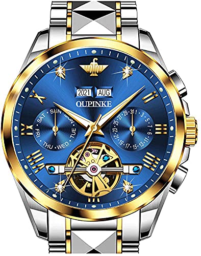 Swiss Brand Men's Luxury Watch Automatic Mechanical Self Winding ...