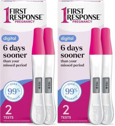 Image of First Response Gold Digital Pregnancy Test, 4 Pack