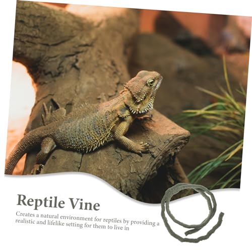 Evita el estrés de tu reptil con enredaderas artificiales para terrarios VANZACK 8