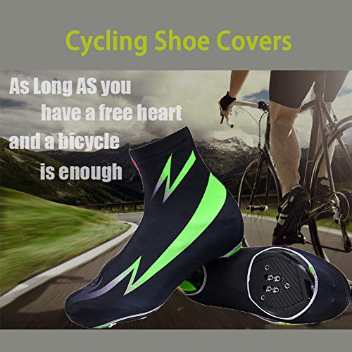Cycling Overshoes for Summer, MTB Cycling Shoe Covers Lock Shoes Shoe Cover Windproof and Dustproof Suitable for Men and Women,Red,L