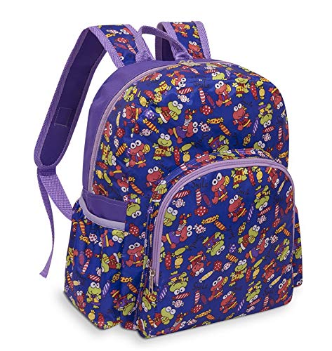 Mochila Infantil LS MO3103 com bolso frontal e 2 bolsos laterais