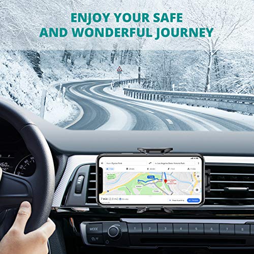 Ultra Stable Car Phone Mount, VICSEED NEWEST CD Slot & Air Vent Universal Cell Phone Holder for Car, Fit for iPhone 12 11 Pro Max SE Xs Xr X 9 8 7 Plus, Galaxy Note 10 S20 S20+ S10+ S10 Google LG Etc. - Thumbnail 5