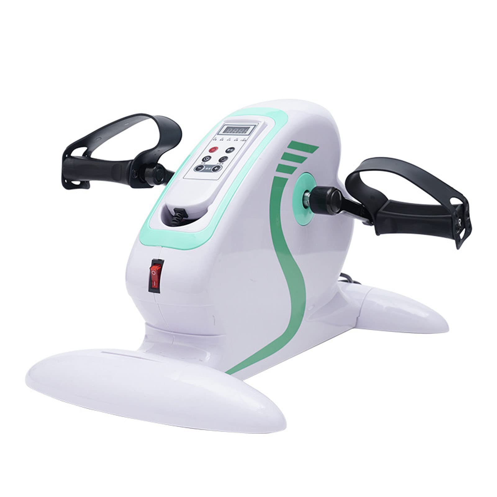 MFYDPP Mini -übungsrad -Pedal -Training Für Die Behinderte Und Behinderte, Elektrische Pedal -übungser Mit Beinschutzhalterung, Rehabilitationstrainer