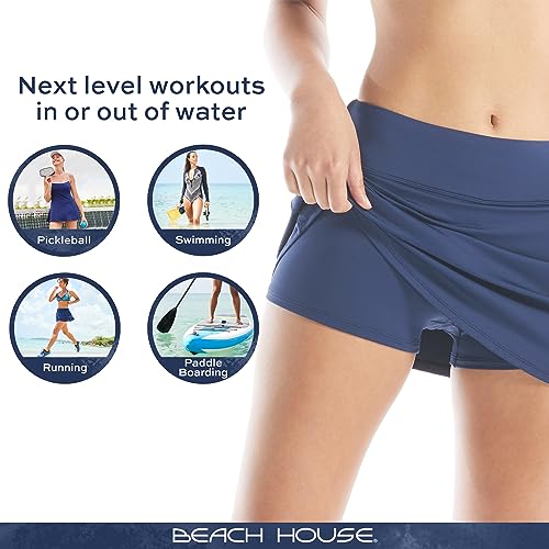 BEACH HOUSE Emma Multi-Sport Swim Skort for Women - Skirt Bottoms for Swimming, Running, Tennis, Pickleball - UPF 50 Plus4