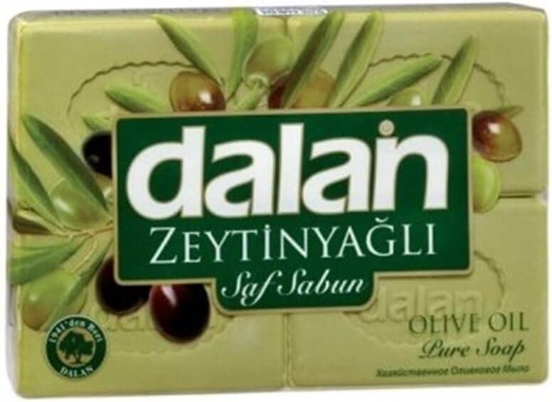 Green Bath Soap 4-Pieces Set, 0.51 kg Olive Green