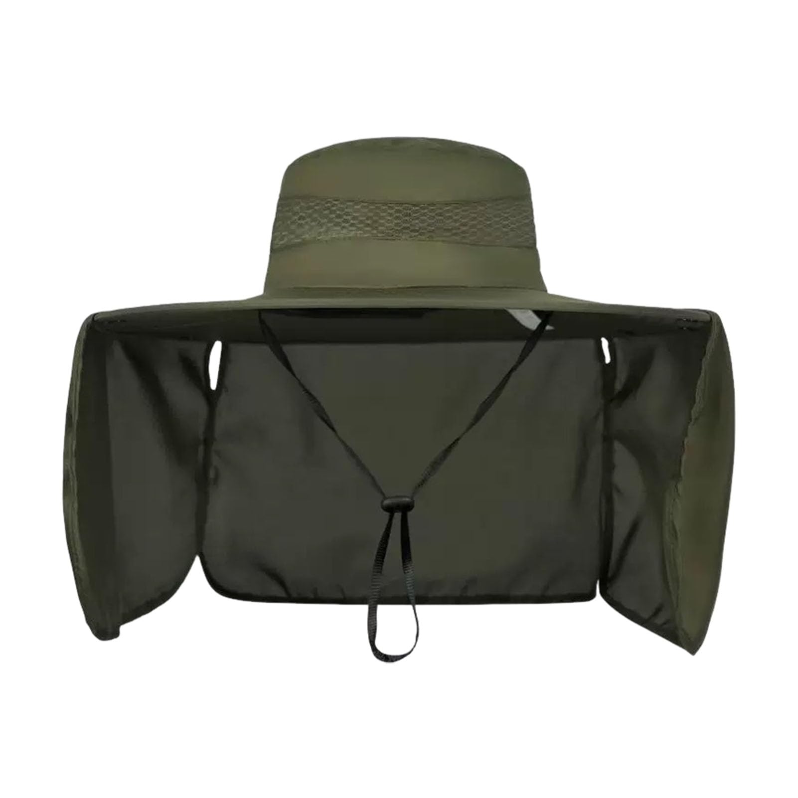 matumou Unisex Summer Hat Outdoor with Neck Flap Breathable Large Brim Hat for Hiking Traveling Fishing