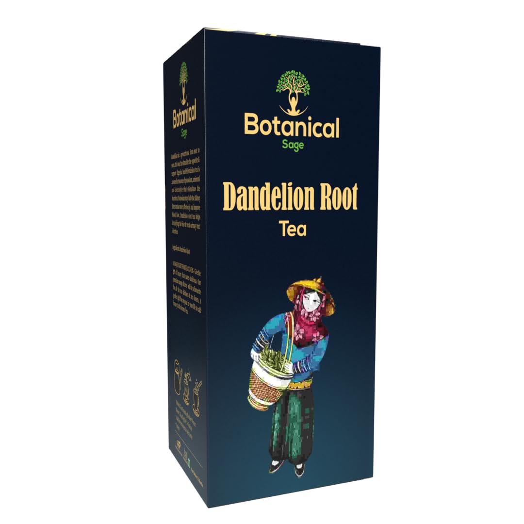 Botanical Sage- Dandelion Root Tea 30 Pyramid Teabags | Good For Liver | Selected | Luxury Tea (B0CKTC3PTD) Amazon Price History, Amazon Price Tracker