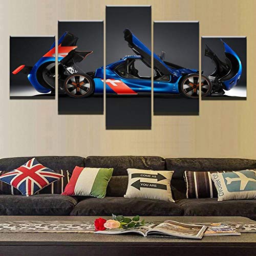 Toile images motif graphique de voiture pour habiller un grand mur