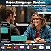 Giinova Ai Smart Glasses Bluetooth 5.4 with Translation for Men Women 160+Languages Color-Change Lens Chat GPT Assistant Free App Translator Glasses Meeting,Driver,Travel (CK03)