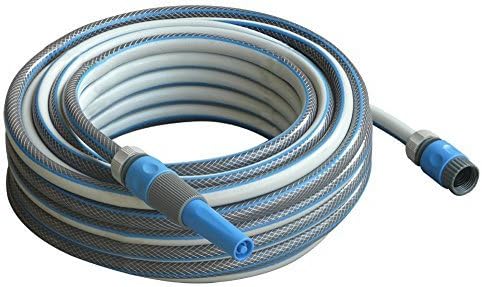 100 ft Garden Water Hose Set with Nozzle Sprayer and Tap, Hose and Stop Connectors - Best Heavy Duty Braided Watering Hoses for Watering Lawn, Yard/Garden, Car Wash, Washing Pets, Home Cleaning