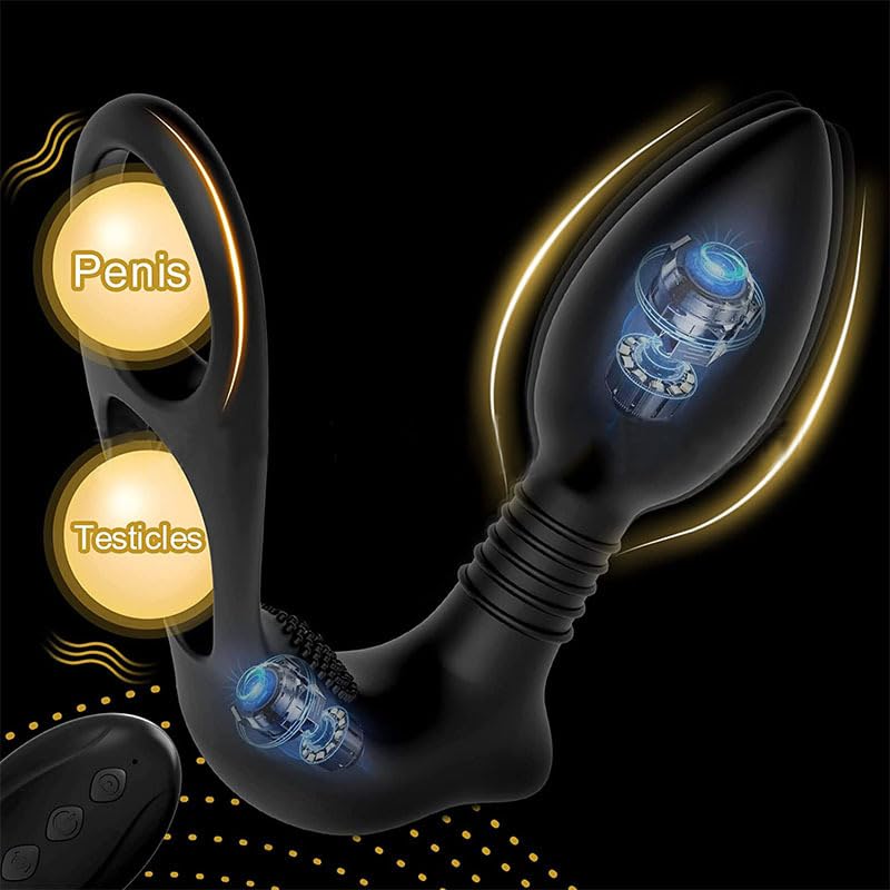 Prostate Massager Man Gôdé 10 Vibration Modes & Telescopic, Plùg for Pleasure, Woman, Sextoys for Women, Nalé Plüg Vîbrânt Stimulating Prostate Massager