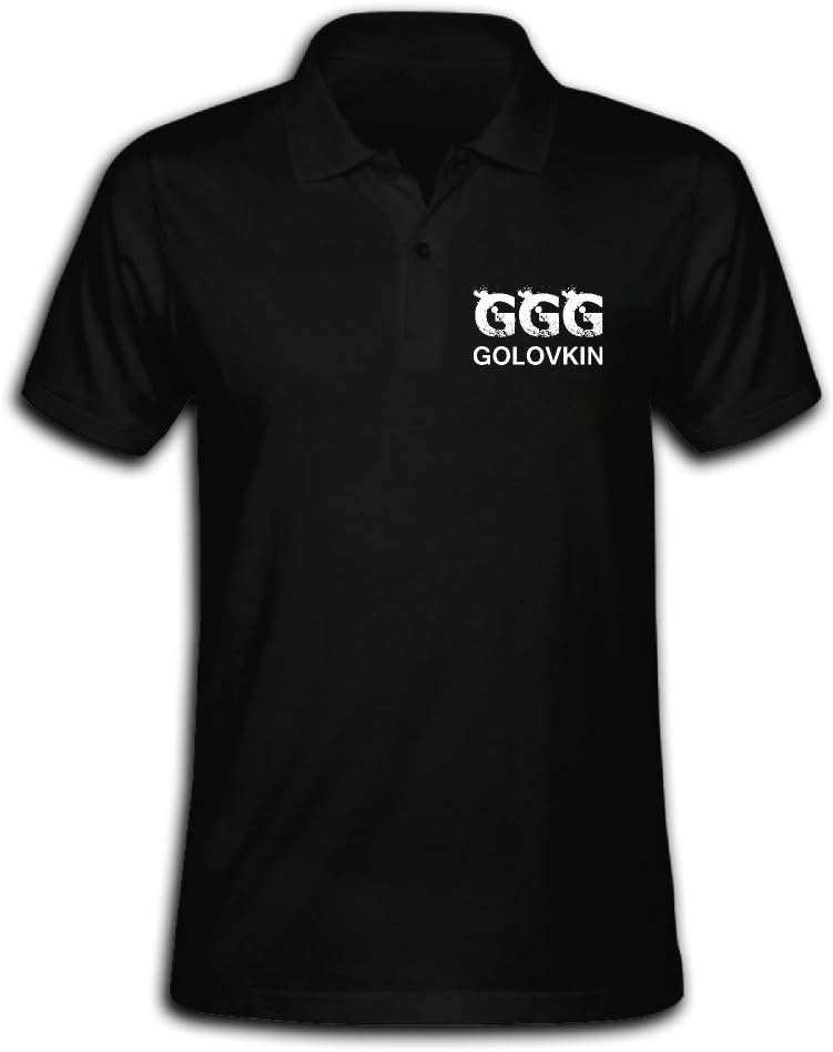 YFLLAY Men's Gennady Golovkin GGG Boxing Polo Shirt