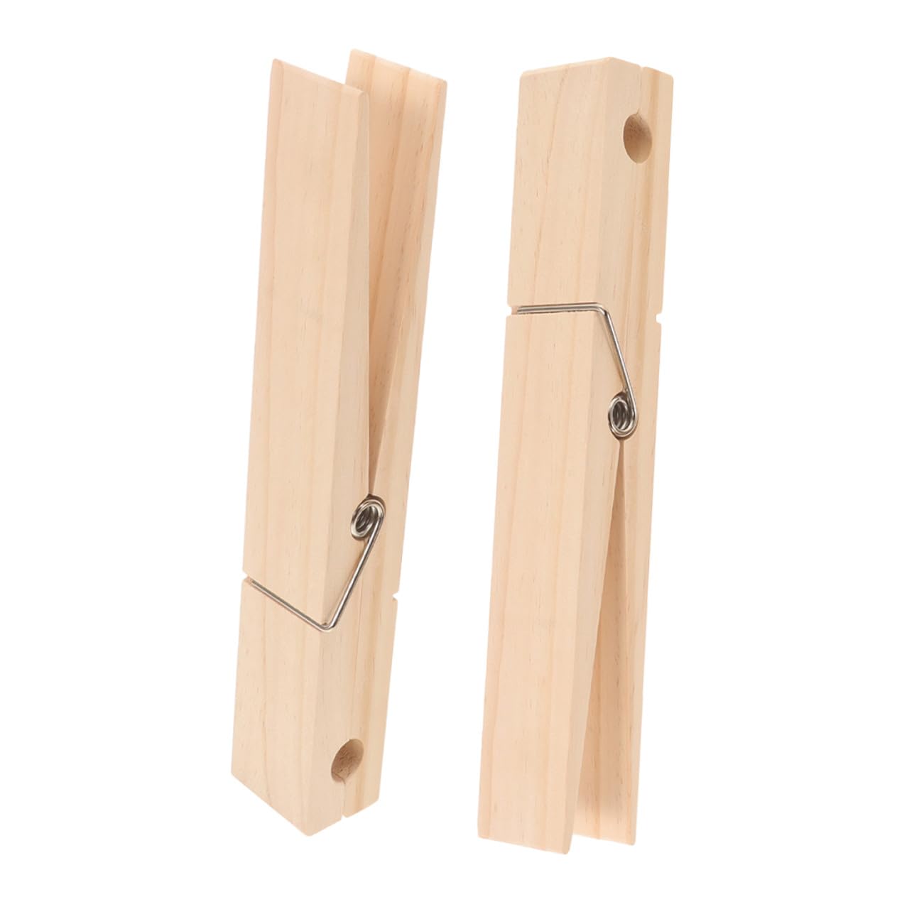 2 pezzi Mollette da Bucato Giganti in Legno Clip Asciugamani Large per Bagno Portasciugamani in Legno Jumbo per Teli e Accappatoi Molletta Multiuso Robusta e Liscia per Stendere
