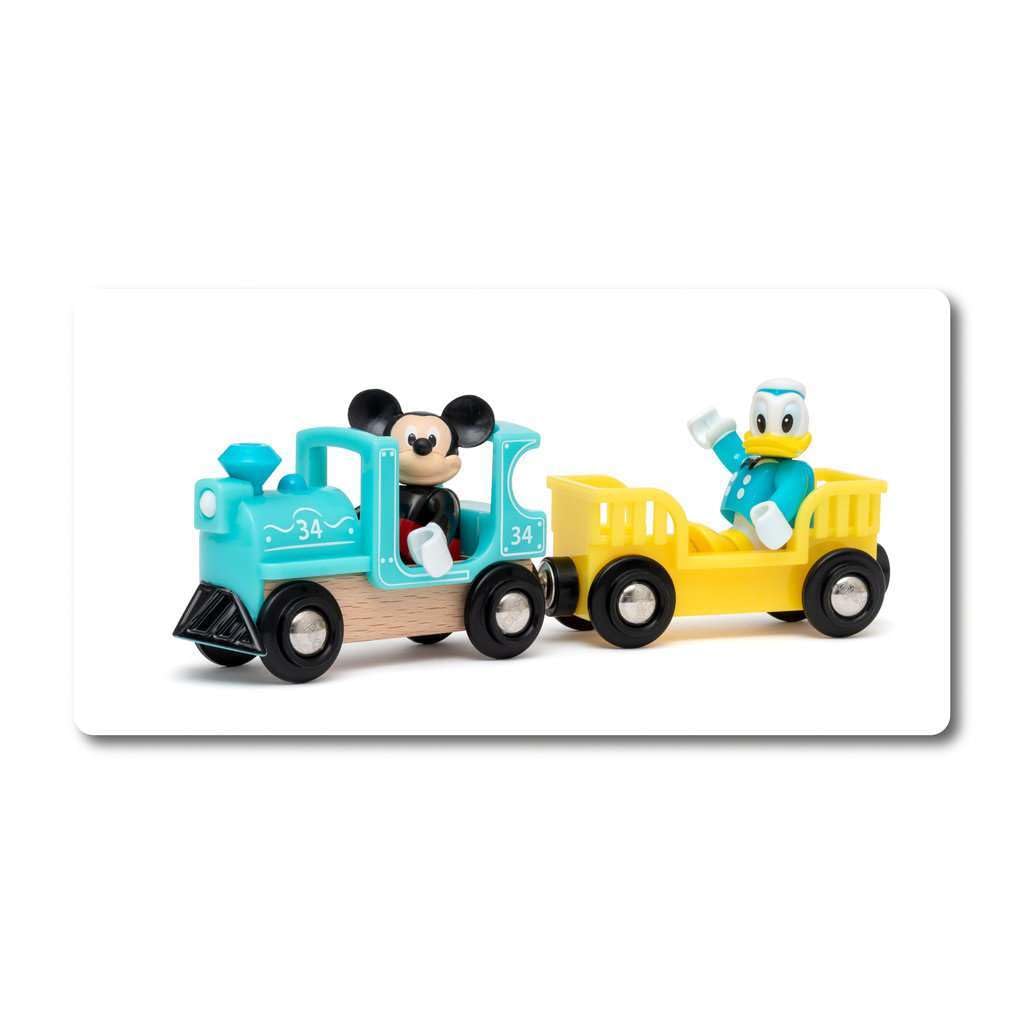 BRIO World 32277 Micky Maus Eisenbahn-Set - Ergänzung der BRIO Holzeisenbahn - Empfohlen ab 3 Jahren