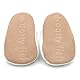 Dotty Fish Weiche Ledersandalen Babys und Kleinkinder. Weiße Sommerschuhe mit Blumenmuster für Mädchen. Barfuß, empfohlen von Podologen, elastischer Knöchelbund – 0-6 Monate (17 EU)