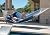 SUPERJARE 12 FT Quilted Fabric Hammock with Detachable Pillow, 2 Person Hammock with Spreader Bars, Adjustable Chain, Outdoor Hammock without Stand, for Outside, Patio, Garden, Navy Blue
