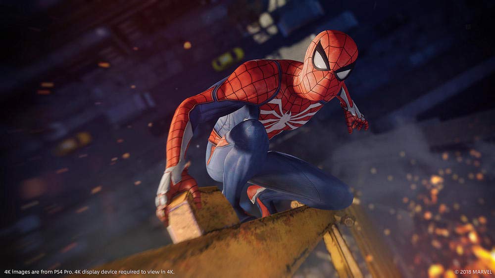 Playstation Sony, Pack PS4 Spider-Man, Console 4 Slim 1 To + 1 Manette Sans Fil DUALSHOCK 4 V2 + Jeu Marvel's Spider-Man Édition Standard, Châssis F, Couleur : Jet Black