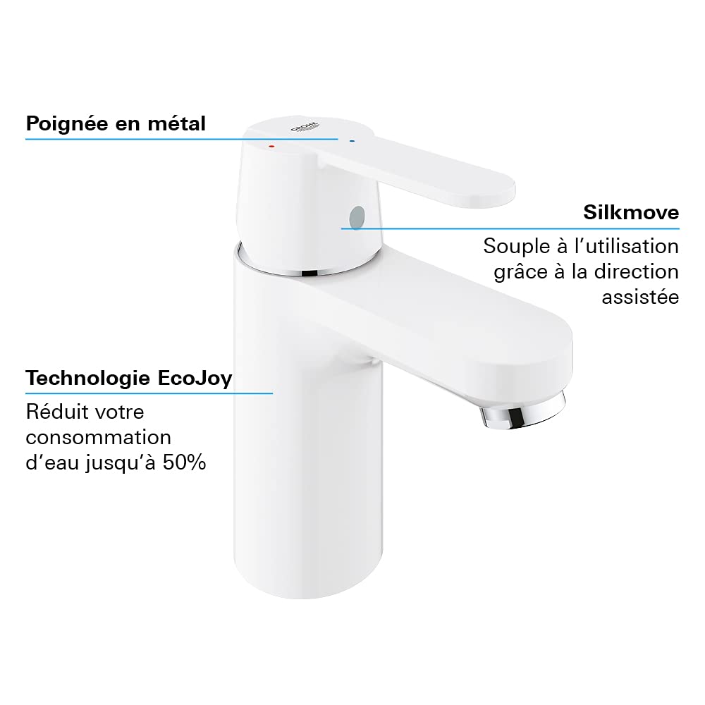 Mitigeur monocommande Lavabo Taille S Get Blanc 23586LS0 (Import Allemagne)