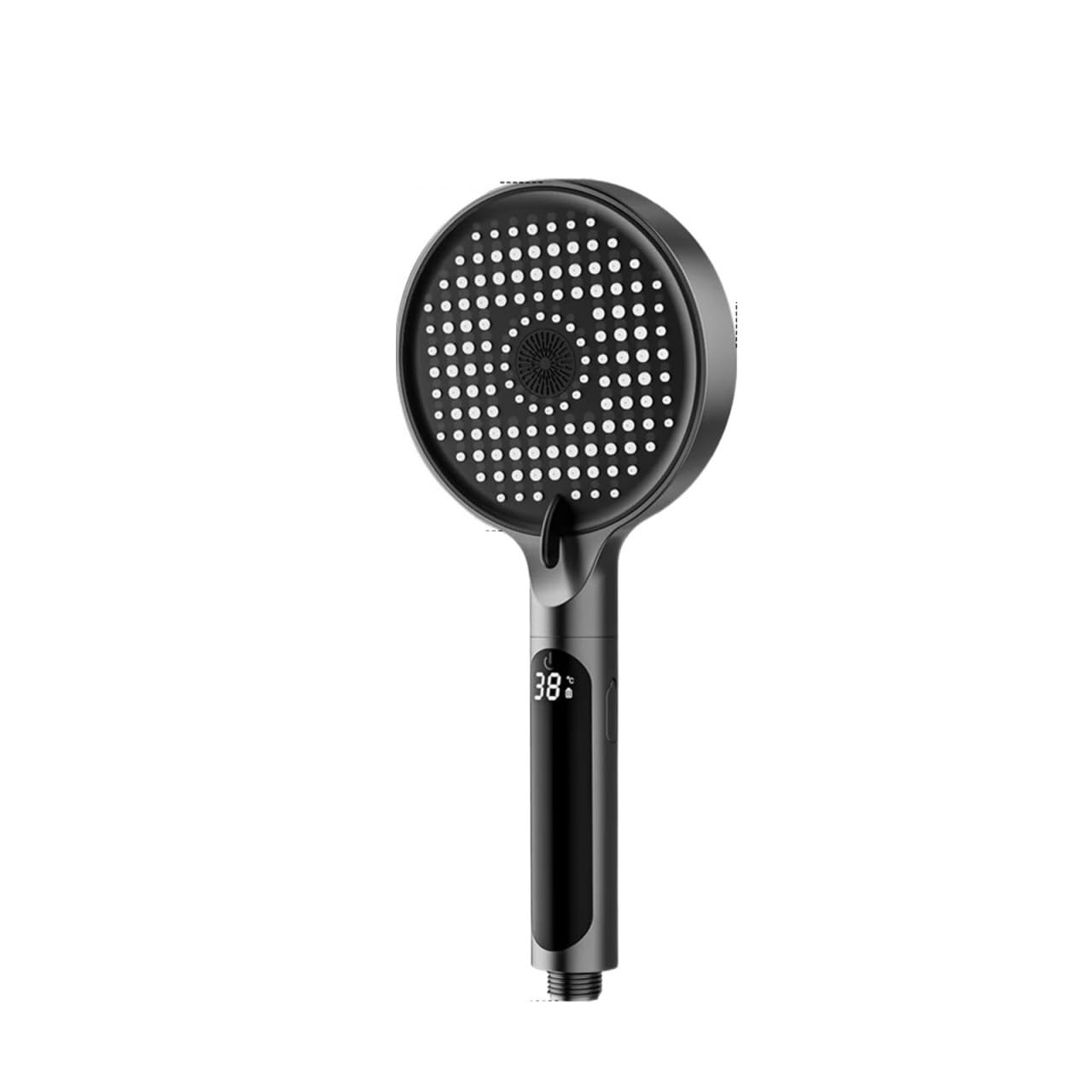 Pommeau de douche moderne à LED en finition chrome de haute qualité