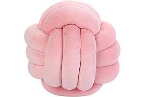 Knot Pillow Ball Round Cushion - The Ultimate Comfort and Cuteness for Your Pink Dreams