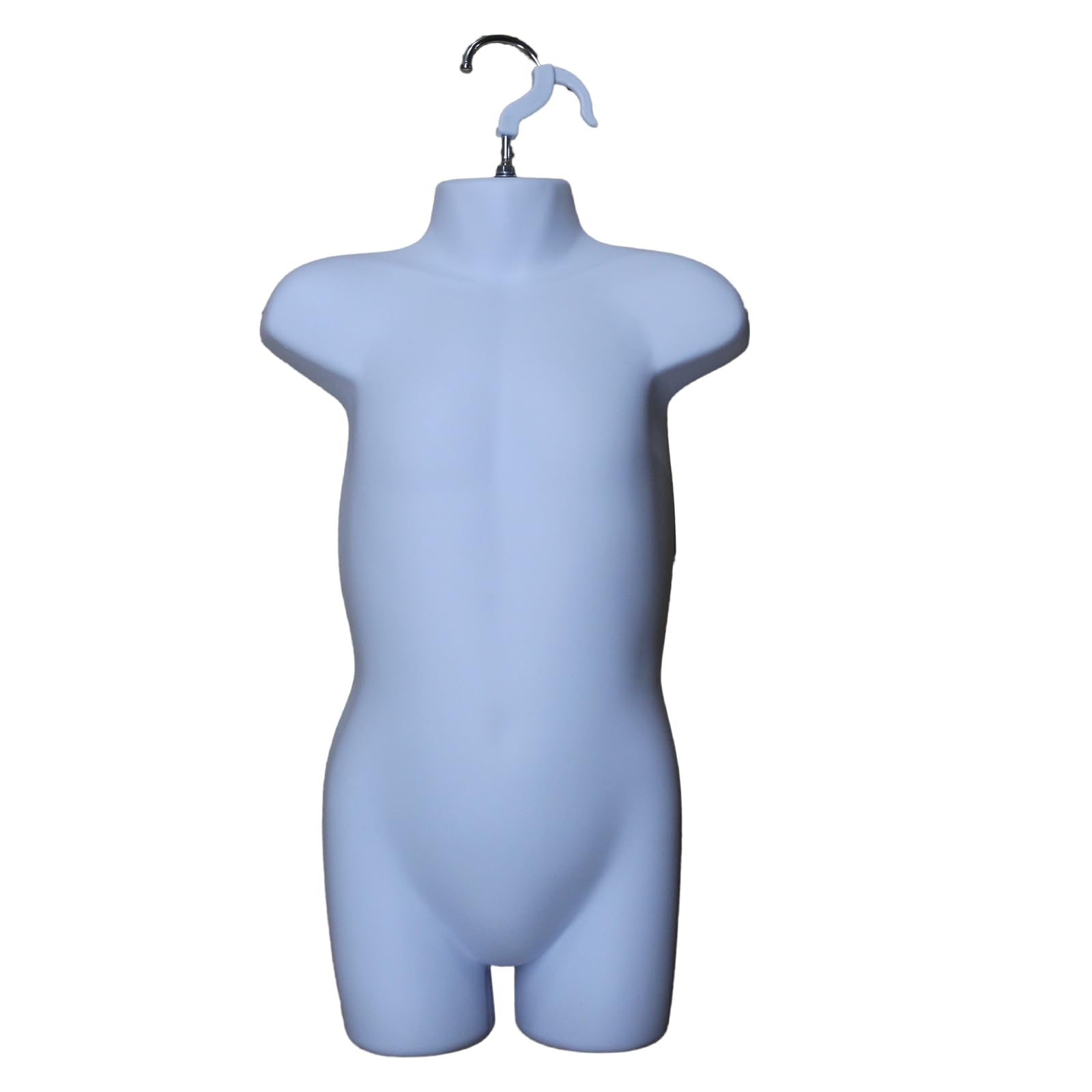 Display Guru Kids/Children’s Hanging Mannequin Half Body Form Bust Shop Display (White)