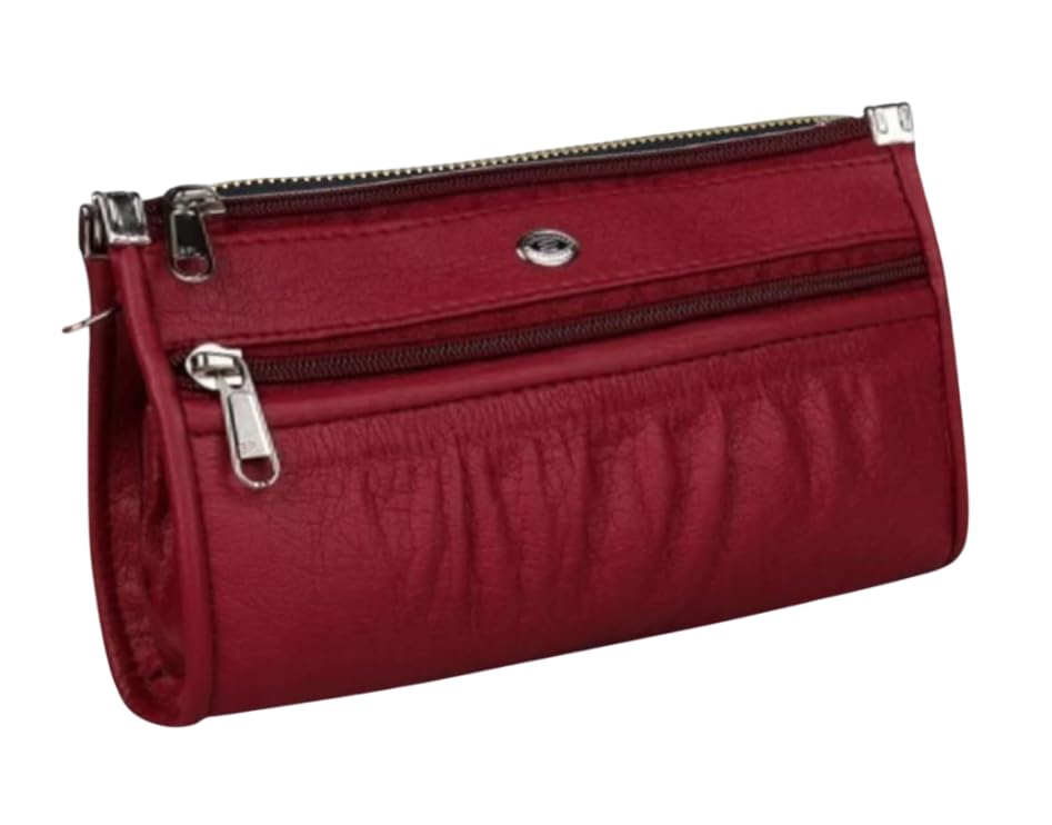 Stylish PU Leather Wallet Clutch for Women with Turn Lock Purse-image-45