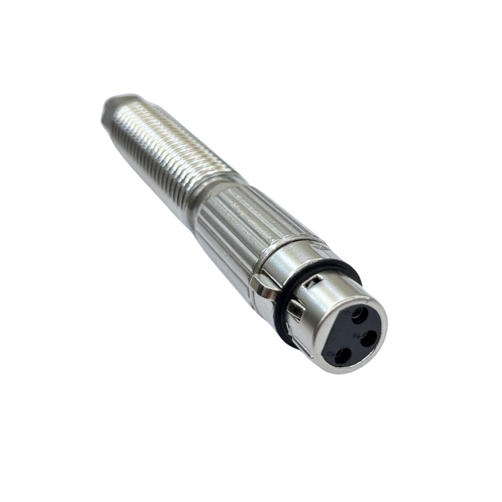 Adaptateur Vac-u-Lock - Tige d'extension avec ressort autobloquant - En acier inoxydable - Accessoires vers 3 connecteurs XLR - Compatible avec système KlicLok - 14,5 cm