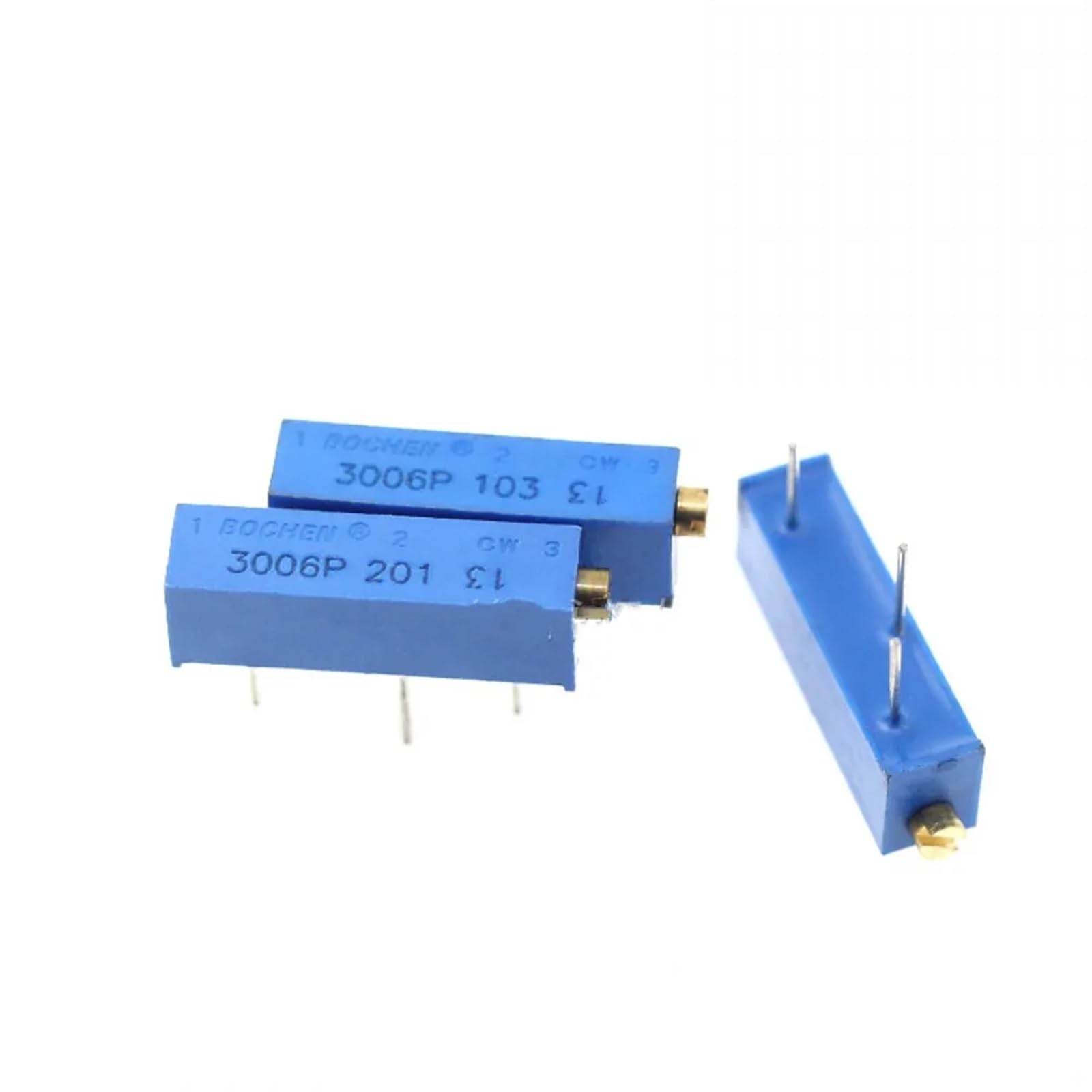 COKYIS 50 PZ 3006P 1K 2K 5K 10K 20K 50K 100K 200K 500K 1M 100R 200R 500R Resistore Variabile 3006P-1-103LF Potenziometro Trimmer (Size : 10K Ohm)