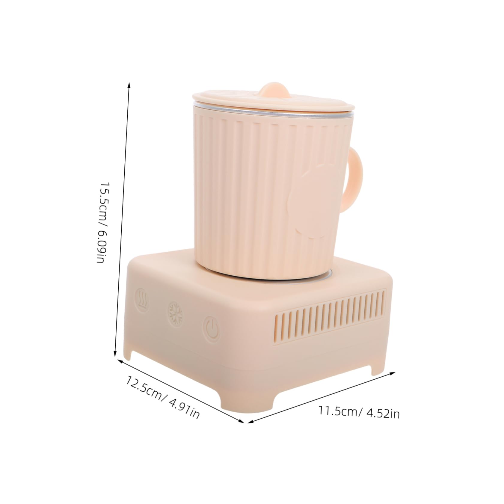 Cabilock Quick Cooling Cup Electric Drink Heater Portable Drink Cooler Cold Beverage Mug Beer Freeze Mug