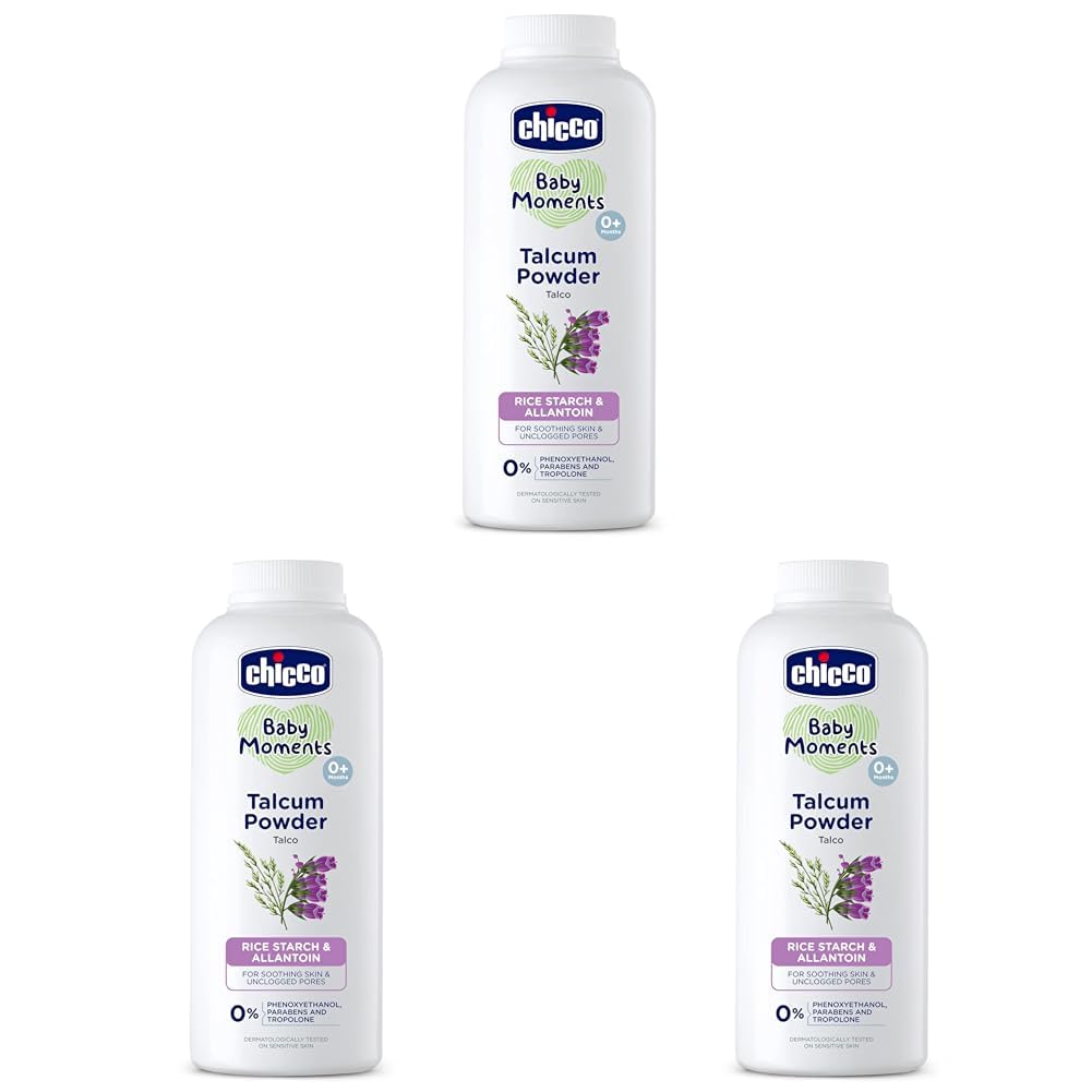 CHICCO BM TALCUM POWDER 300G (Pack of 3)-image-17
